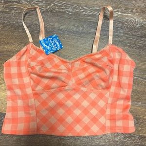 NWT Free People Intimately Plaid Bralette